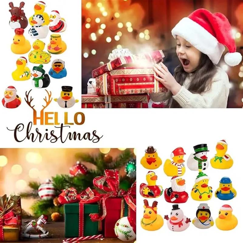 24-Piece Rubber Duck Christmas Advent Calendar