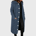 Women's Longline Open-Front Cardigan with Side Pockets