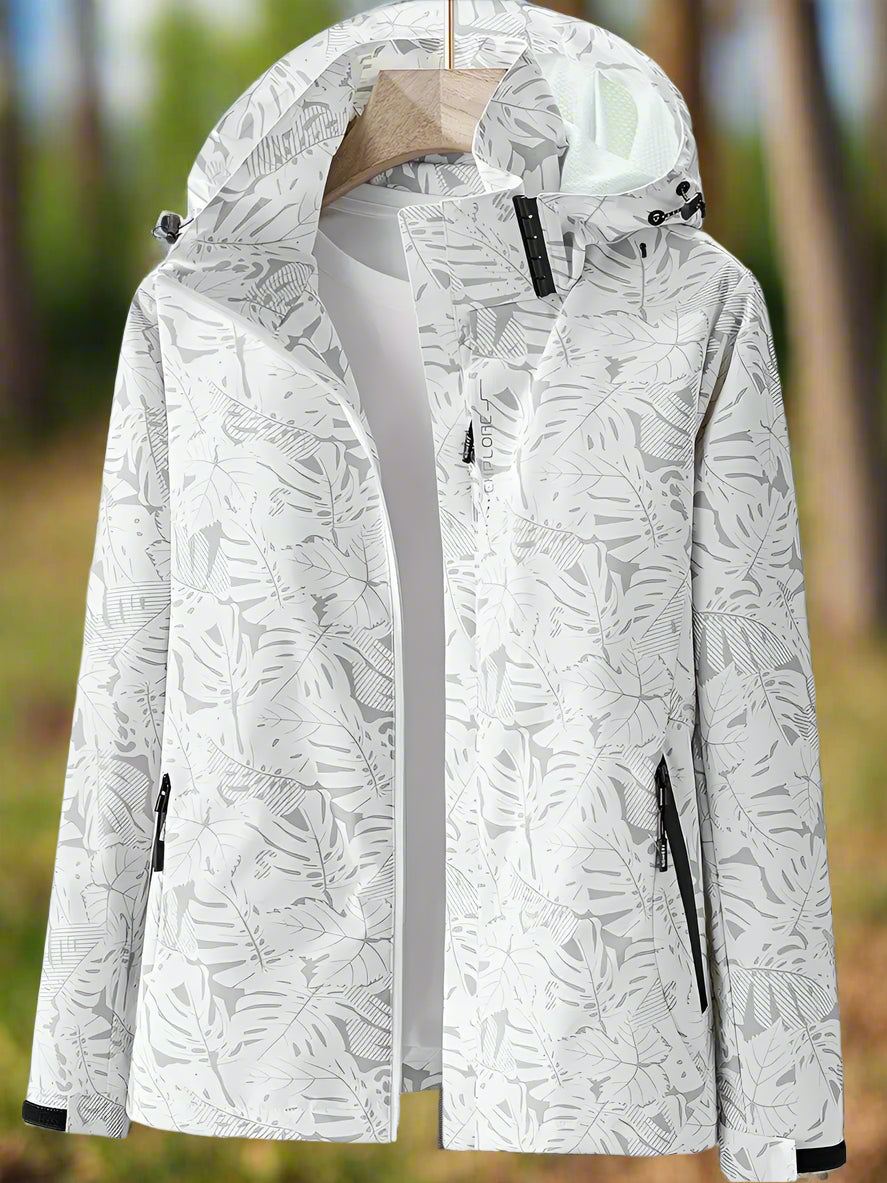 Women's Full-Zip Hooded Jacket with Side Pockets