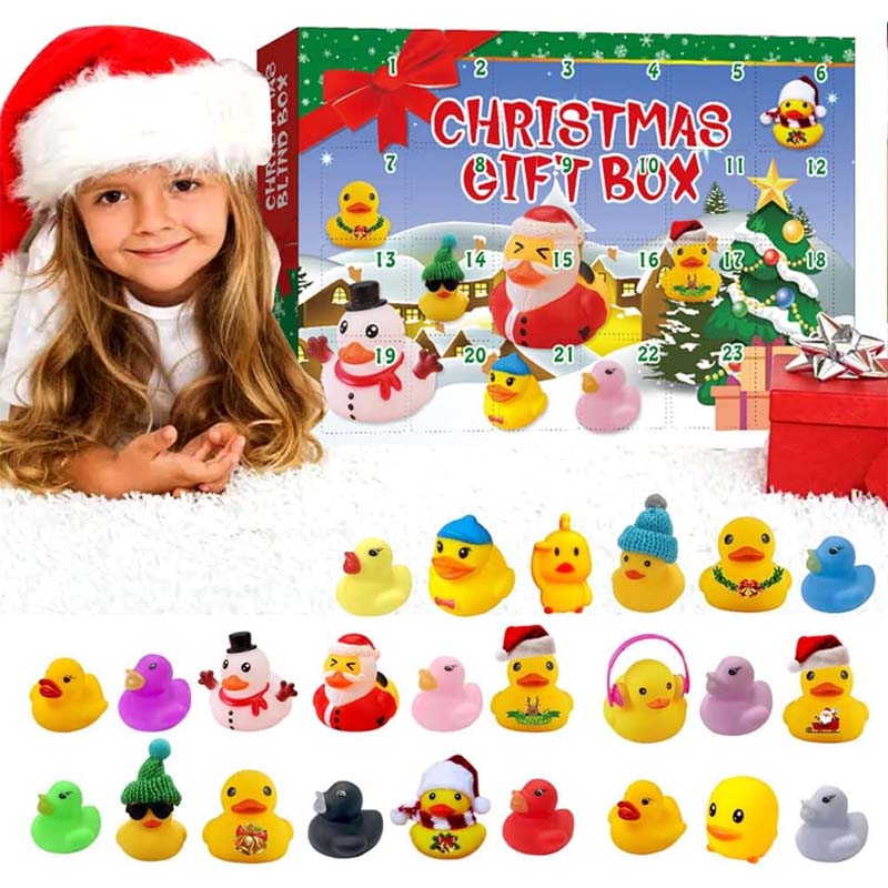 24-Piece Rubber Duck Christmas Advent Calendar