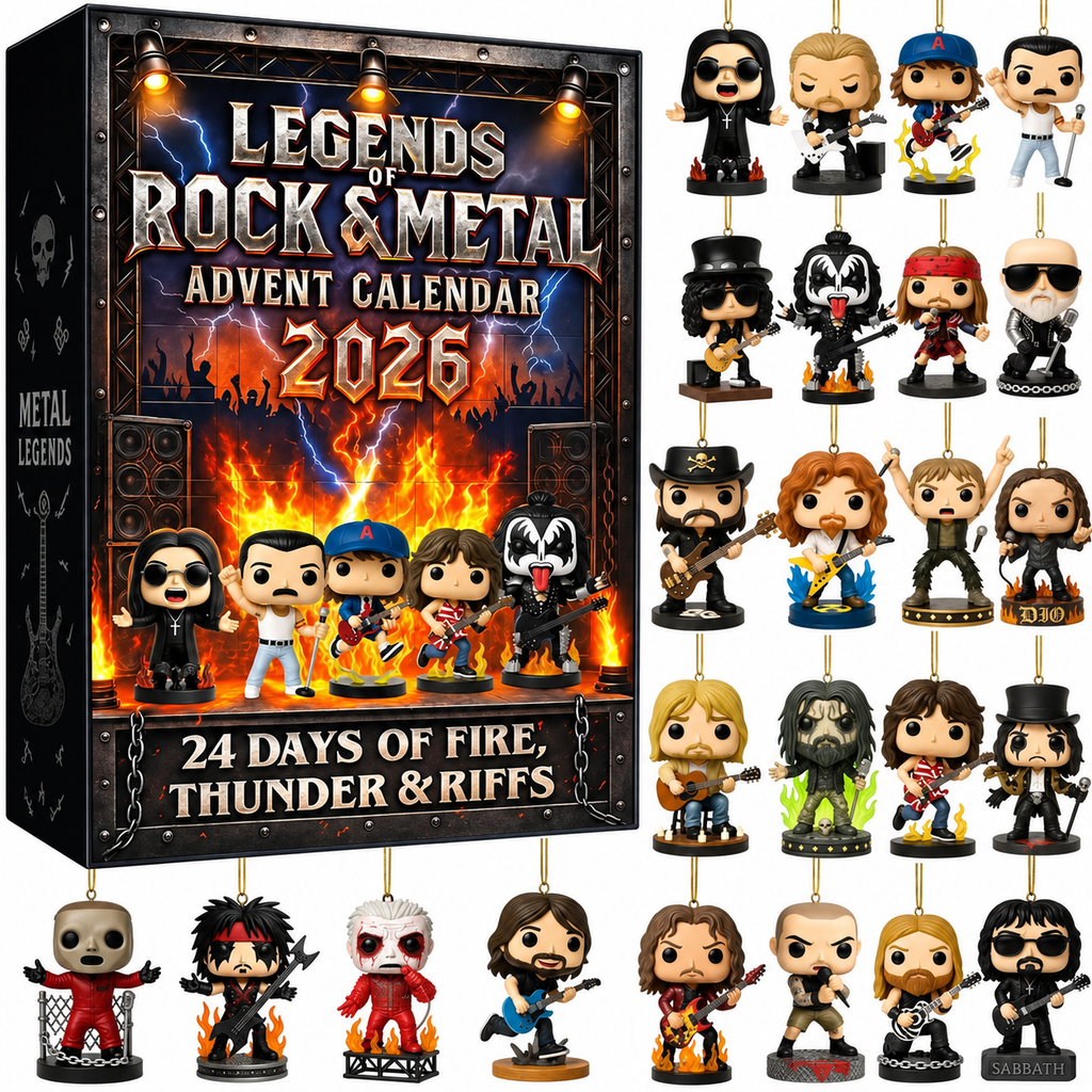 Rock Legends Advent Calendar 2026 | 24 Music Collectibles
