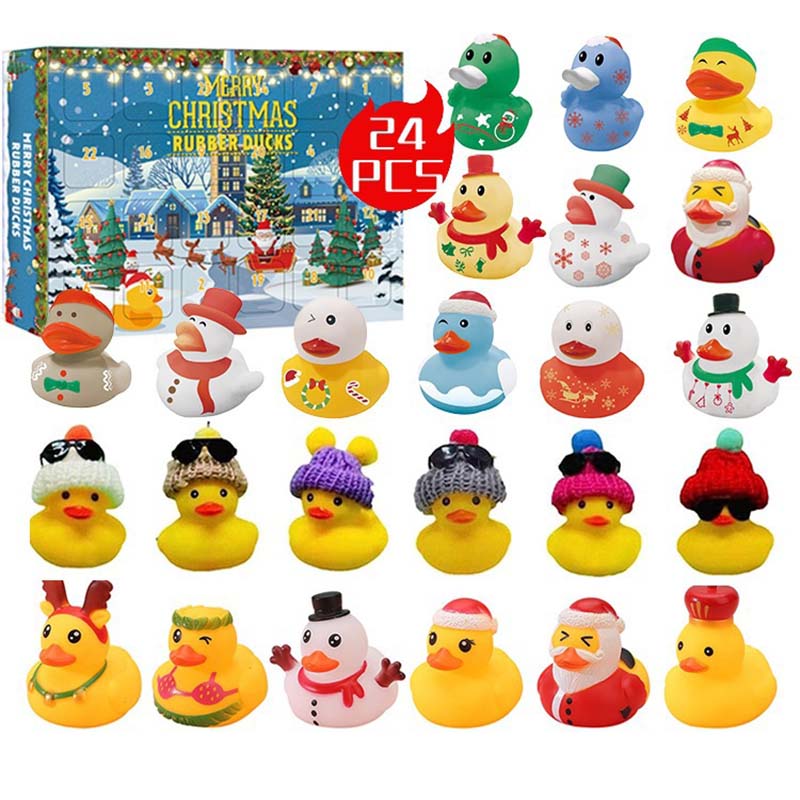 24-Piece Rubber Duck Christmas Advent Calendar