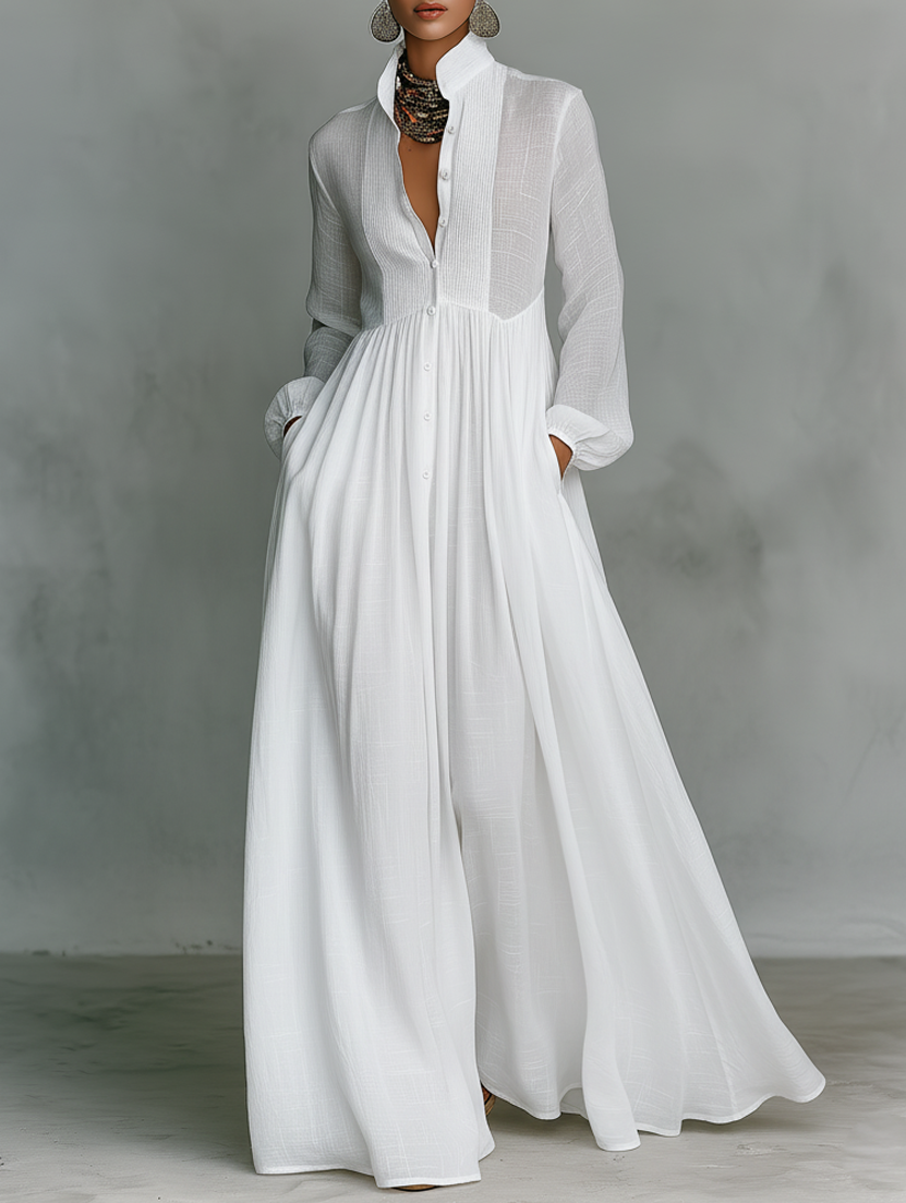 Veronica Maxi Minimalist Dress