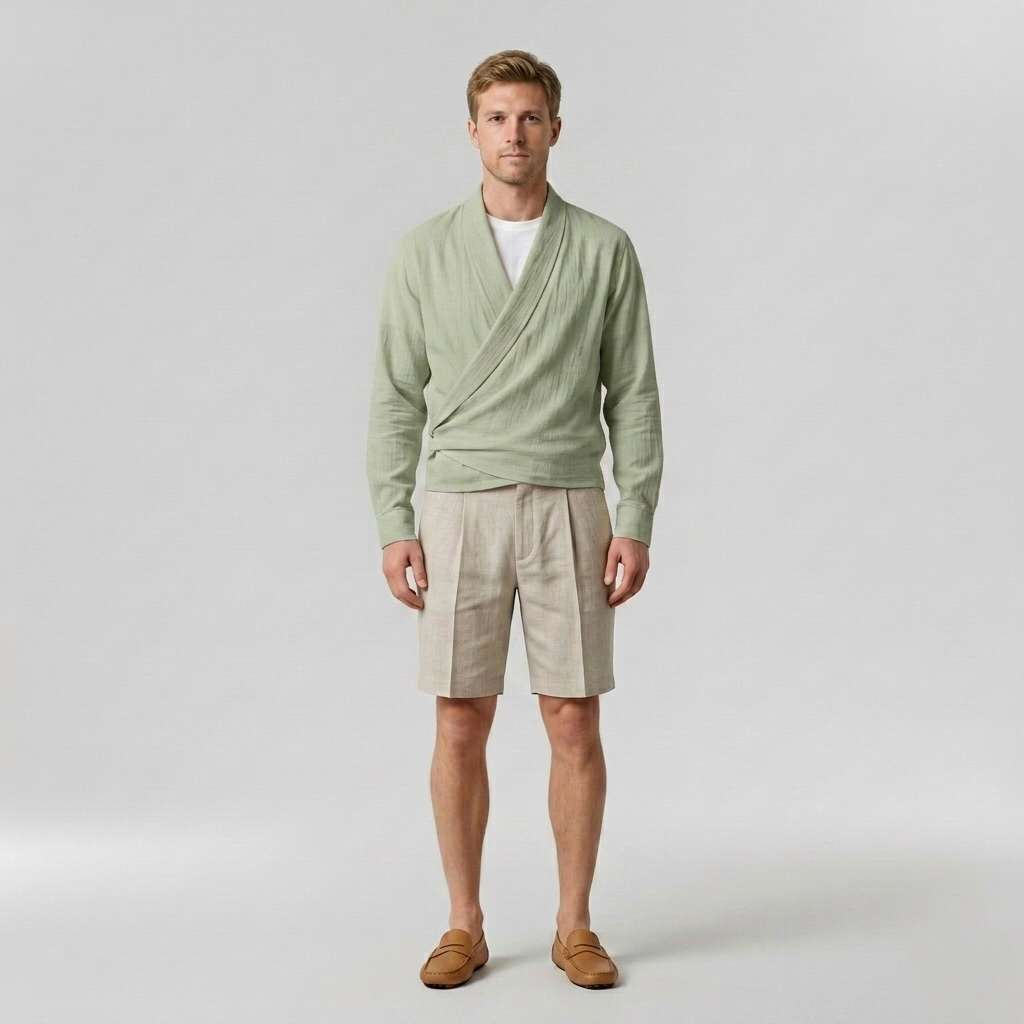 Wrap Knit Pullover