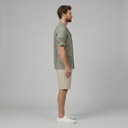 Mesh Panel Resort Shirt