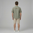 Mesh Panel Resort Shirt