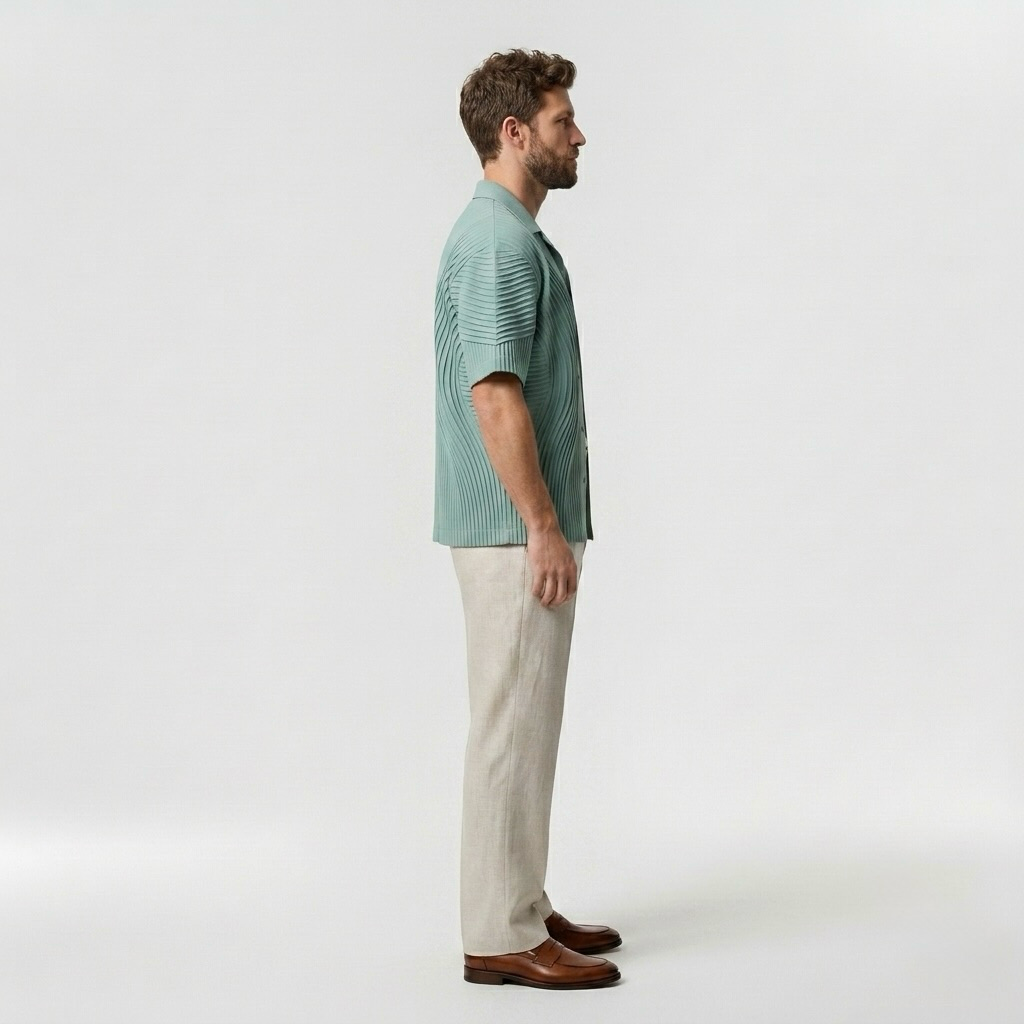 Contour Pleated Resort Shirt