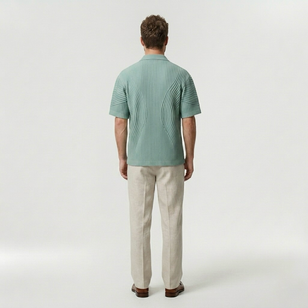 Contour Pleated Resort Shirt
