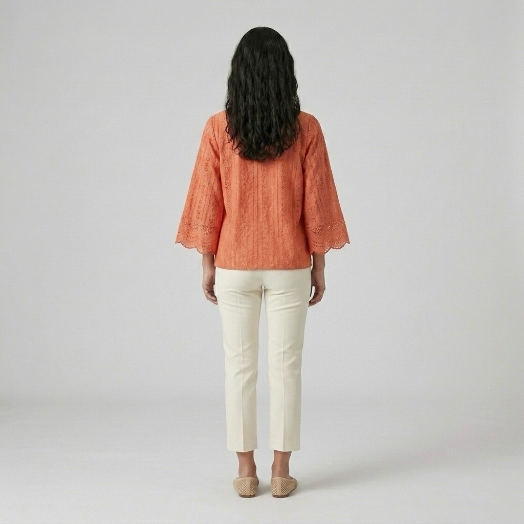 Open Front Lace Kimono Jacket