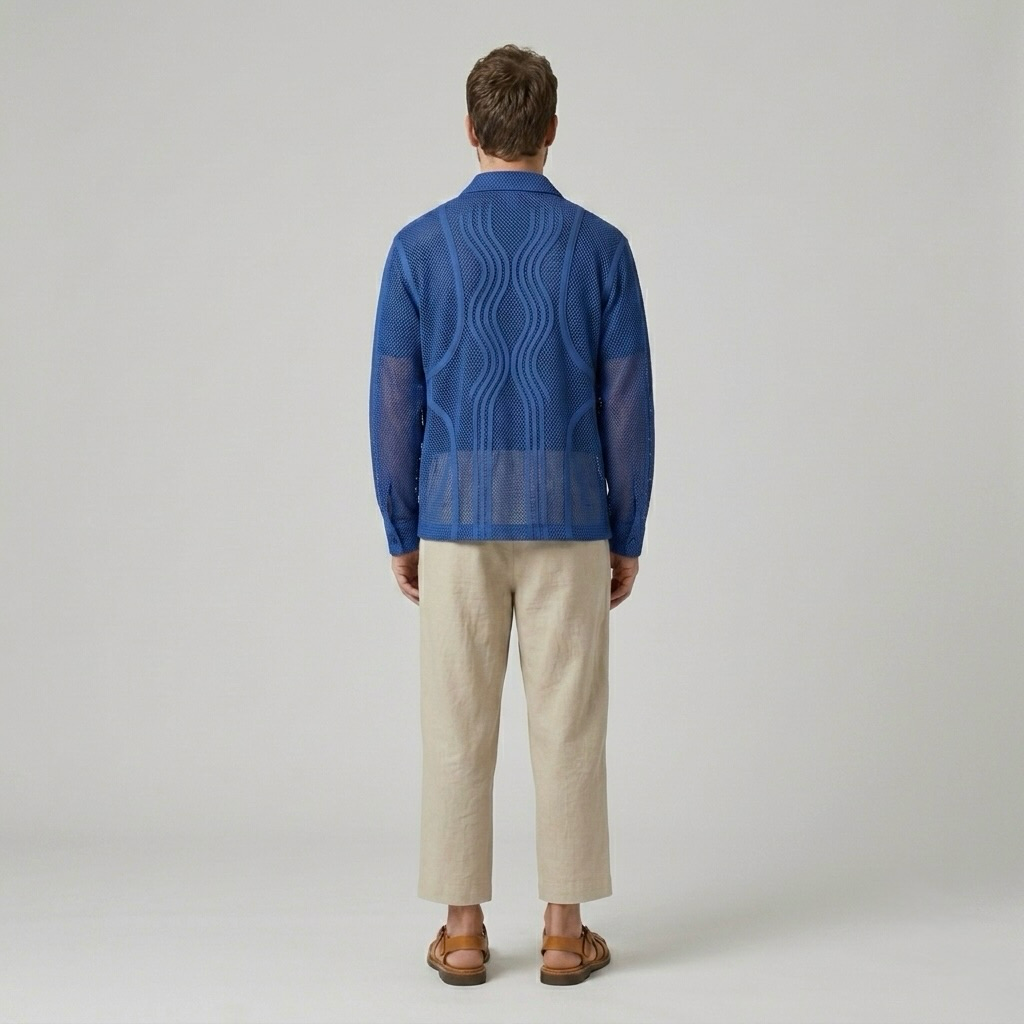 Mesh Resort Overshirt