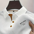 Men's Textured Polo Shirt - front view