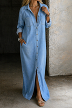 Shirt Dress - Black