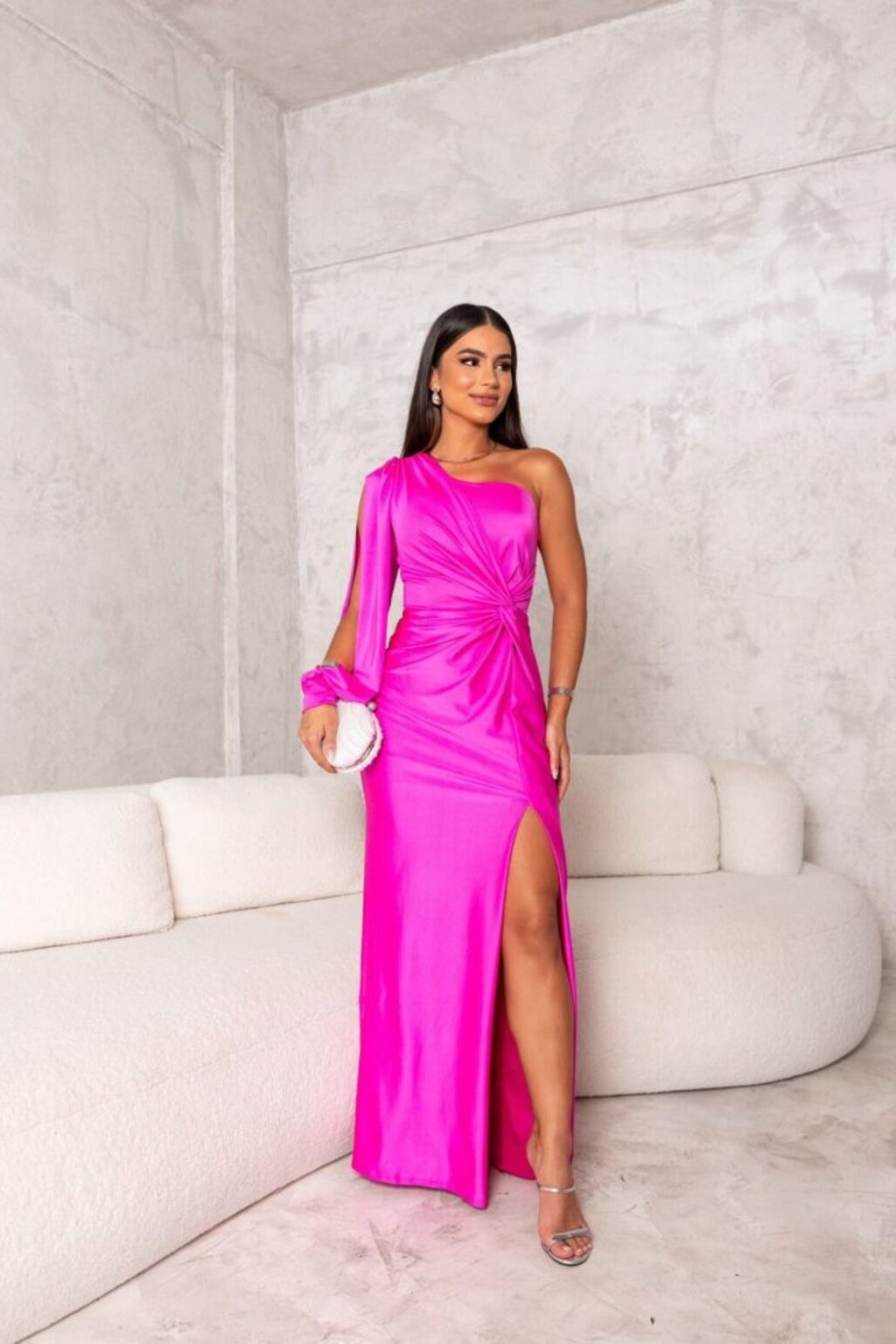 Caroline Evening Dress Purple