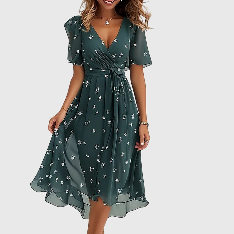 Catalina Chic Midi Dress Detail