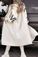 Women's Hooded Oversized Longline Knit Coat