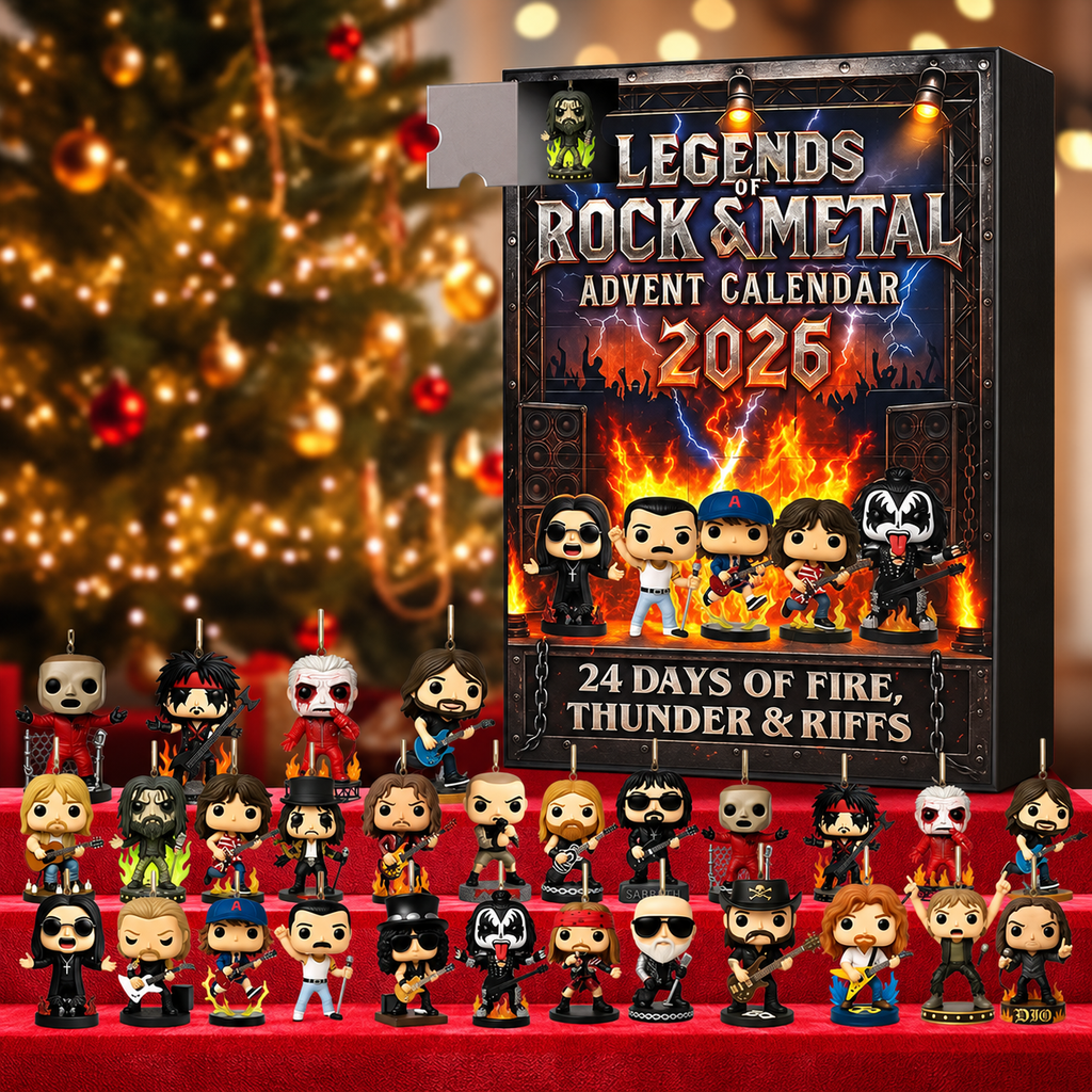 Rock Legends Advent Calendar 2026 | 24 Music Collectibles