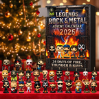 Rock Legends Advent Calendar 2026 | 24 Music Collectibles