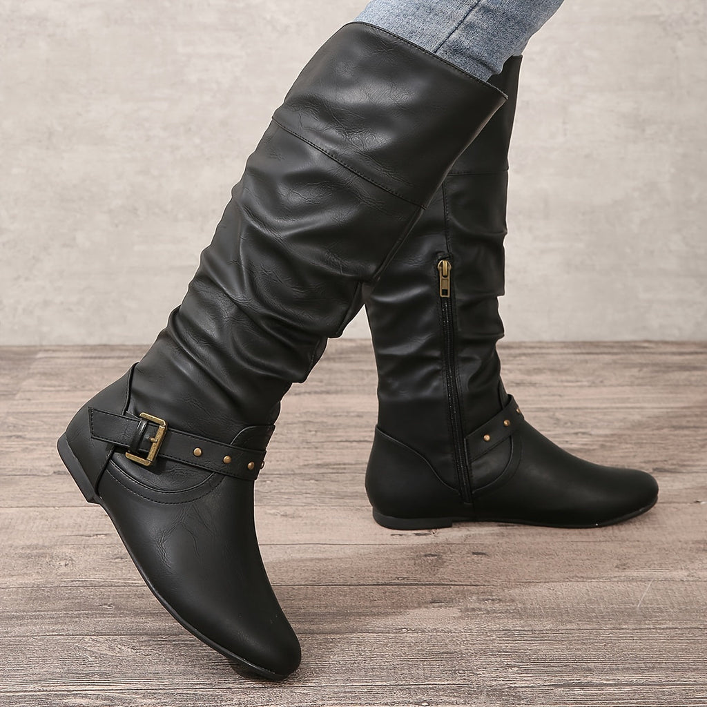 Women's Side-Zip Knee-High Winter Boot