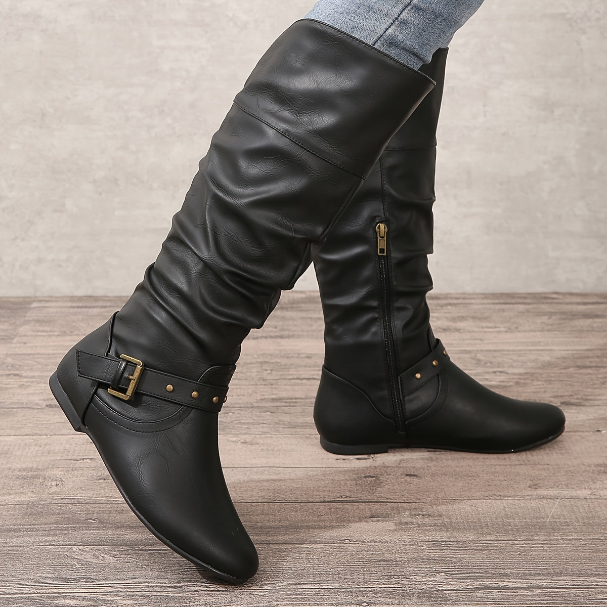 Women's Side-Zip Knee-High Winter Boot