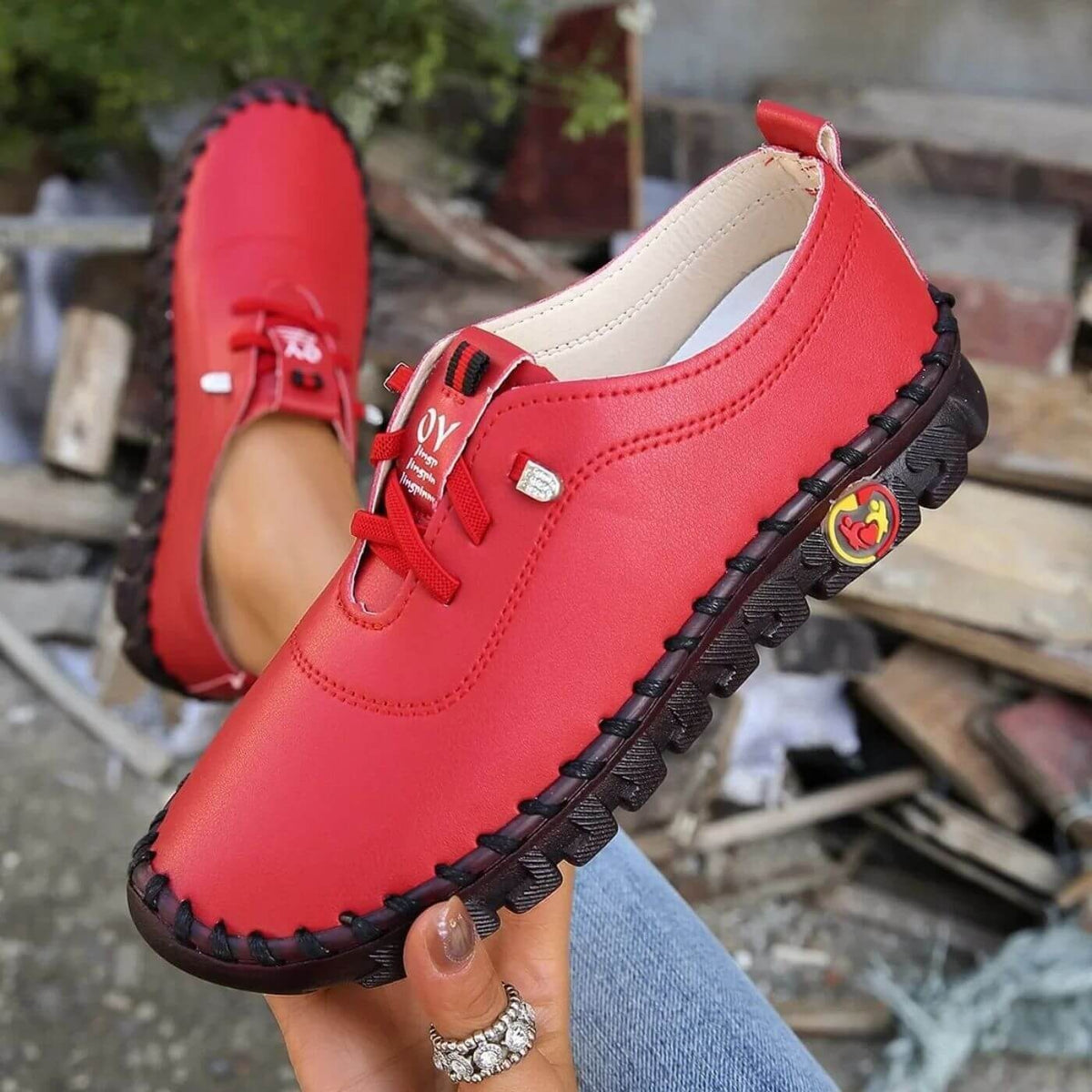 Women's Slip-On Orthopedic Shoes with Padded Collar