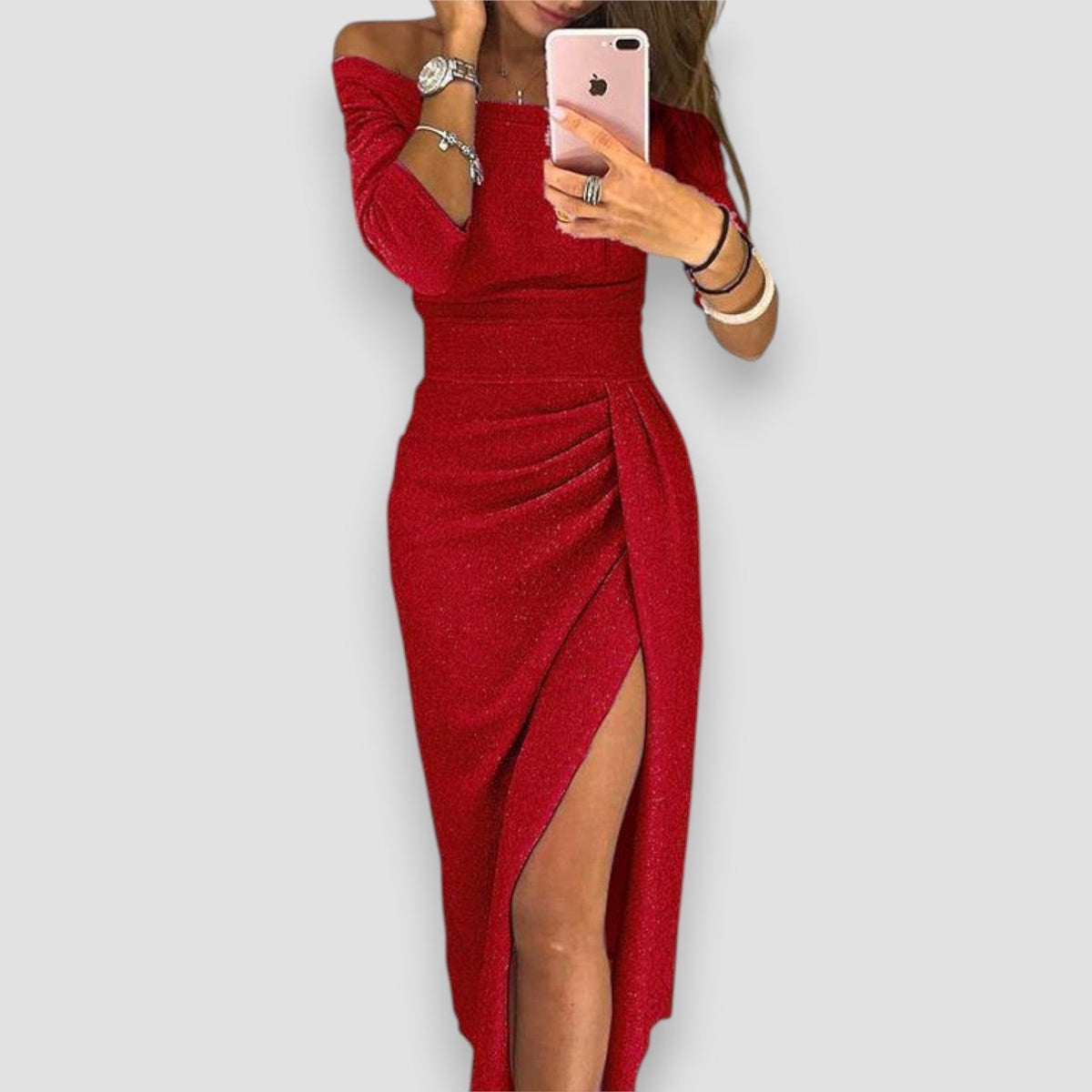 Averelle Elegant Midi Dress