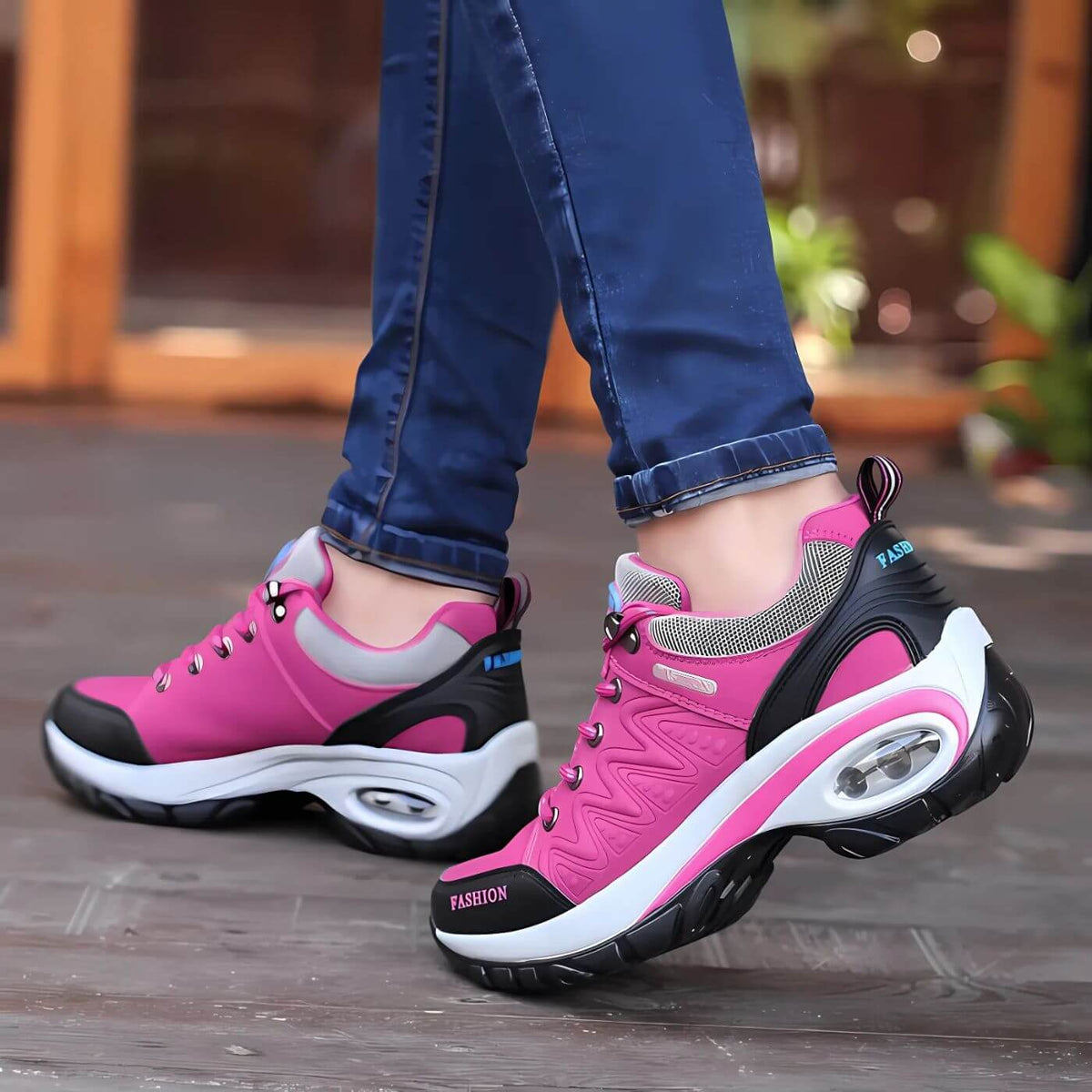 Women's Low-Top Orthopedic Lace-Up Sneakers