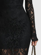Monica Lace Fishtail Maxi Dress Detail