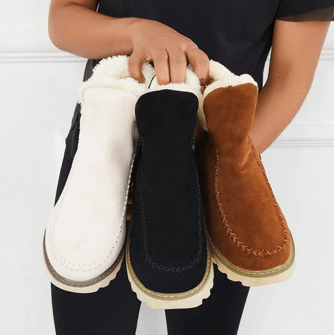 Women's Slip-On Ankle Boots with Pull Tab