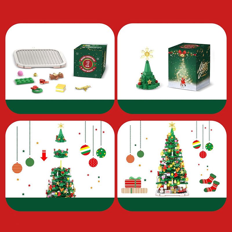 1102-Piece Christmas Build Advent Calendar
