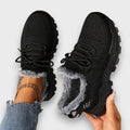 Women's Lace-Up High-Top Sneakers with Padded Ankle