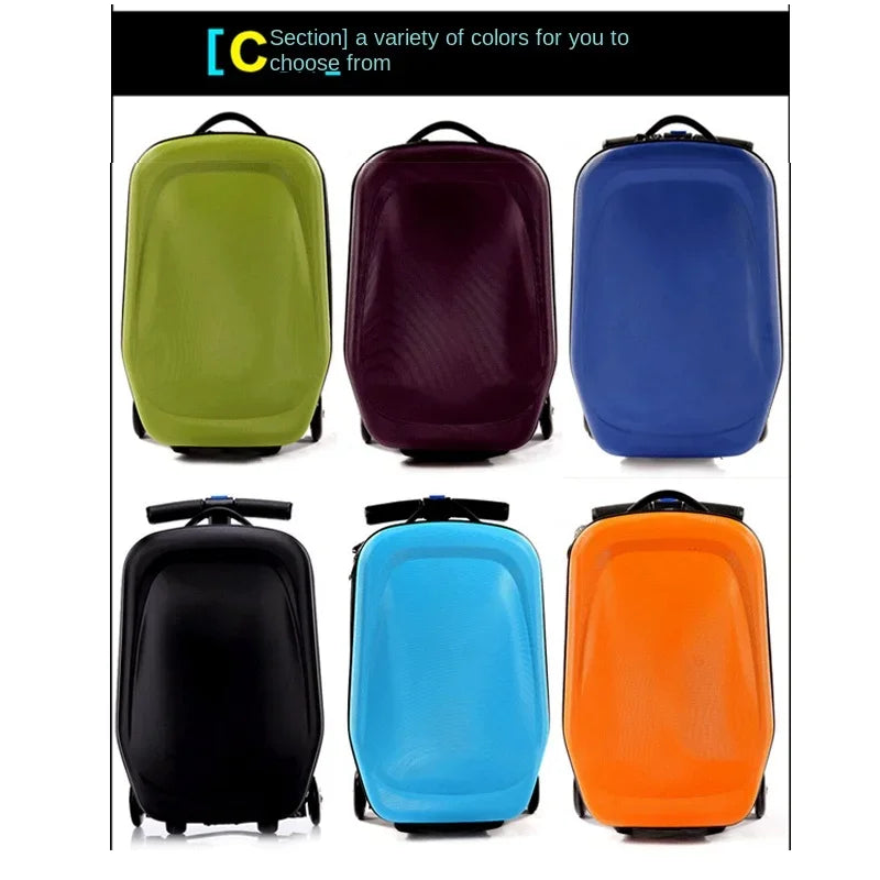 Kids Rolling Step Suitcase for Travel