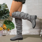 Women's Ring Accent Boots Khaki