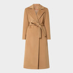 Women's Structured Single-Breasted Coat with Notch Collar