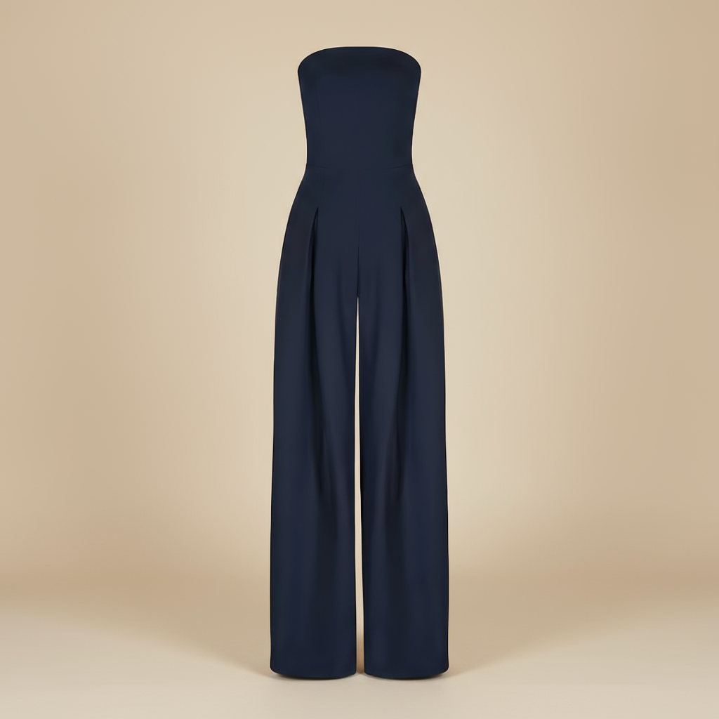 Strapless Jumpsuit - Black