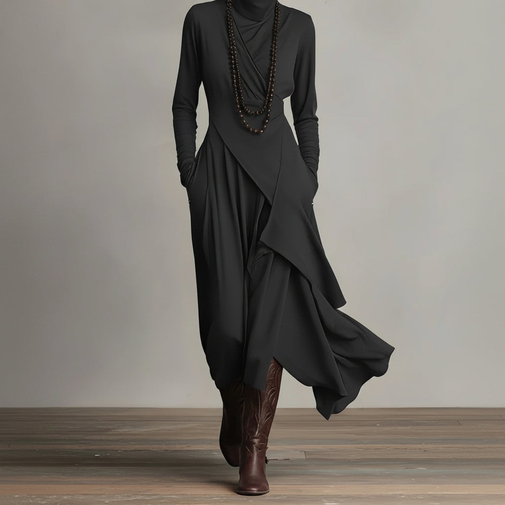 Marilyn Elegant Maxi Dress Black