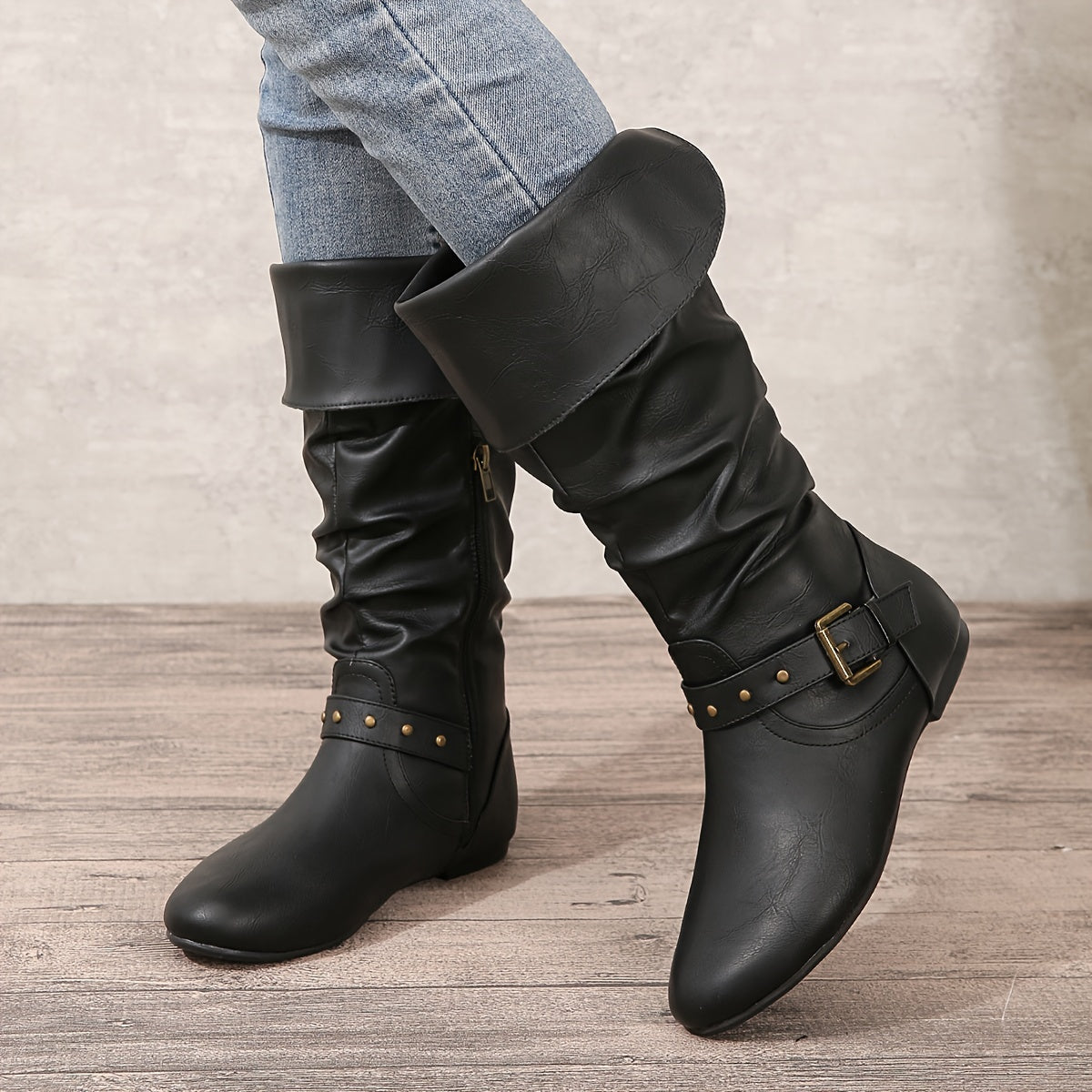 Women's Side-Zip Knee-High Winter Boot