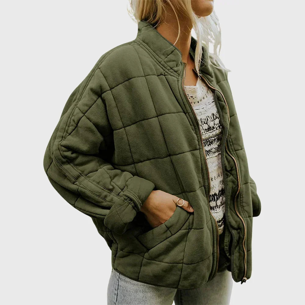 Women's Tailored Puffer Green