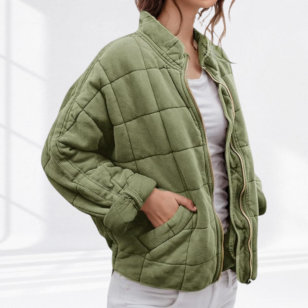 Women's Tailored Puffer Navy