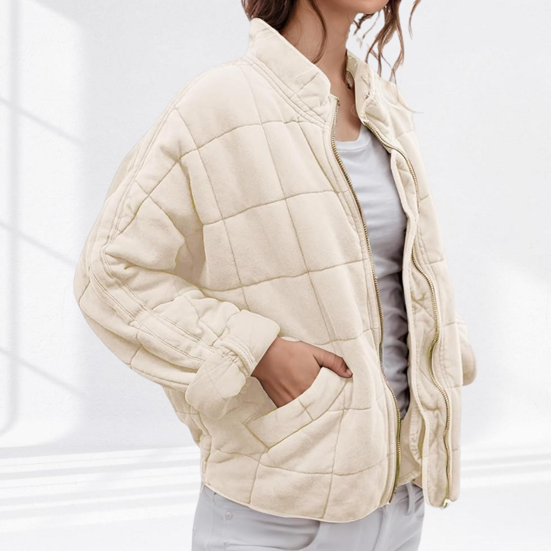 Women's Tailored Puffer Cream