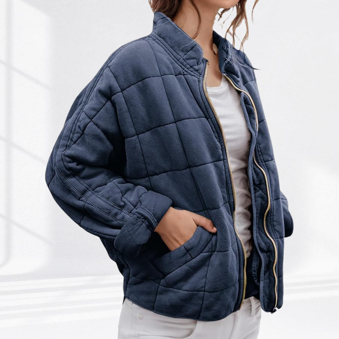 Women's Tailored Puffer Peach