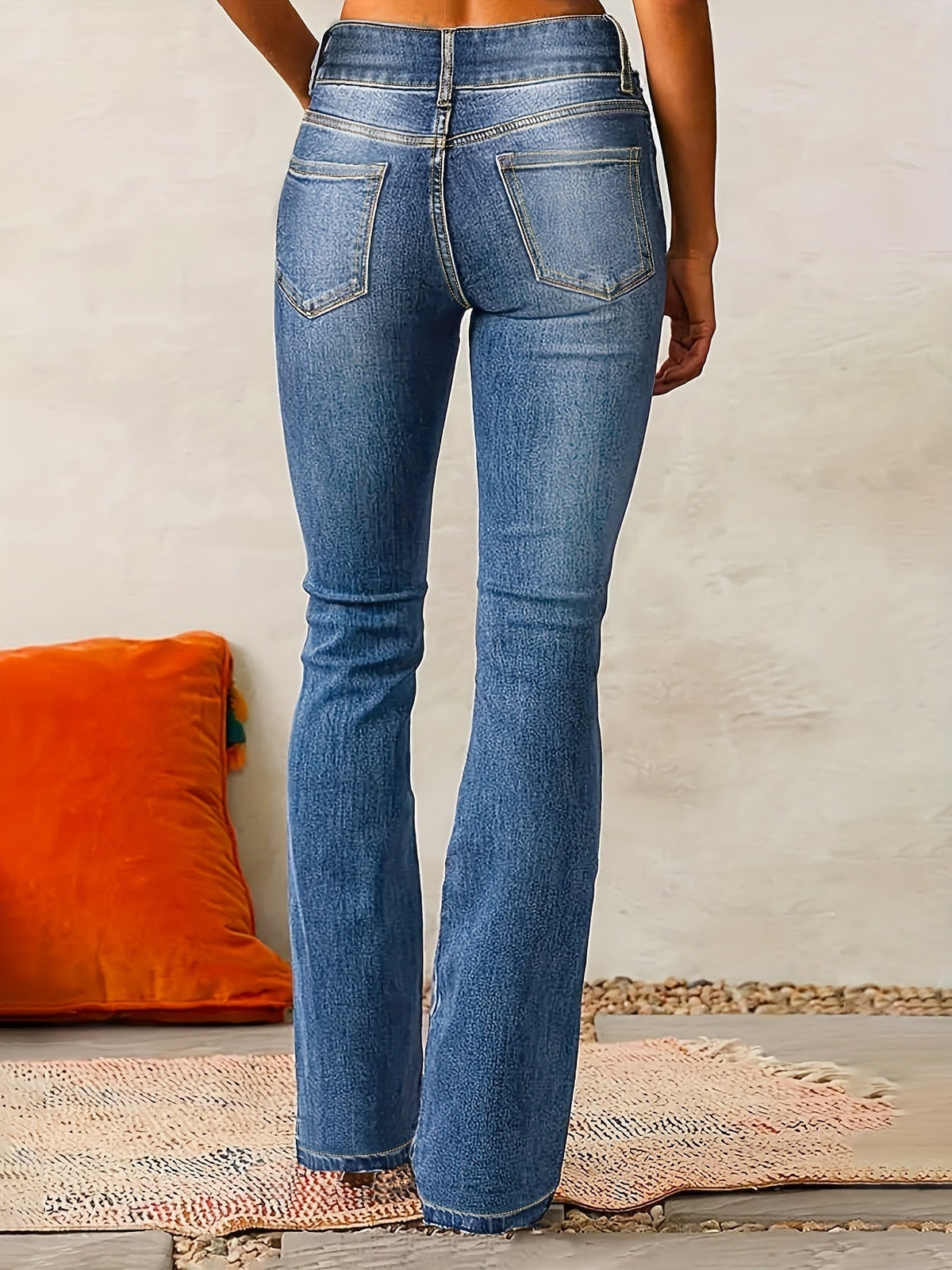 Women's Flare Jeans Black