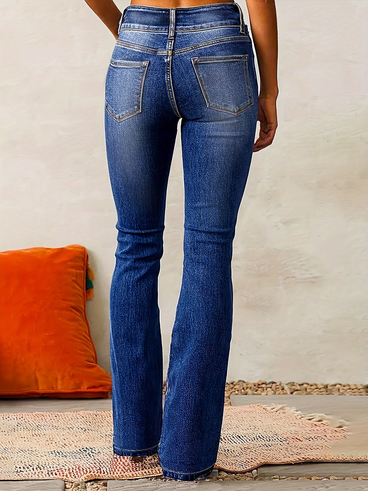 Women's Flare Jeans Detail 2