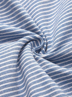 Women's striped midi dress - styling