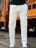 Men's Drawstring Athletic Pants with Side Pockets
