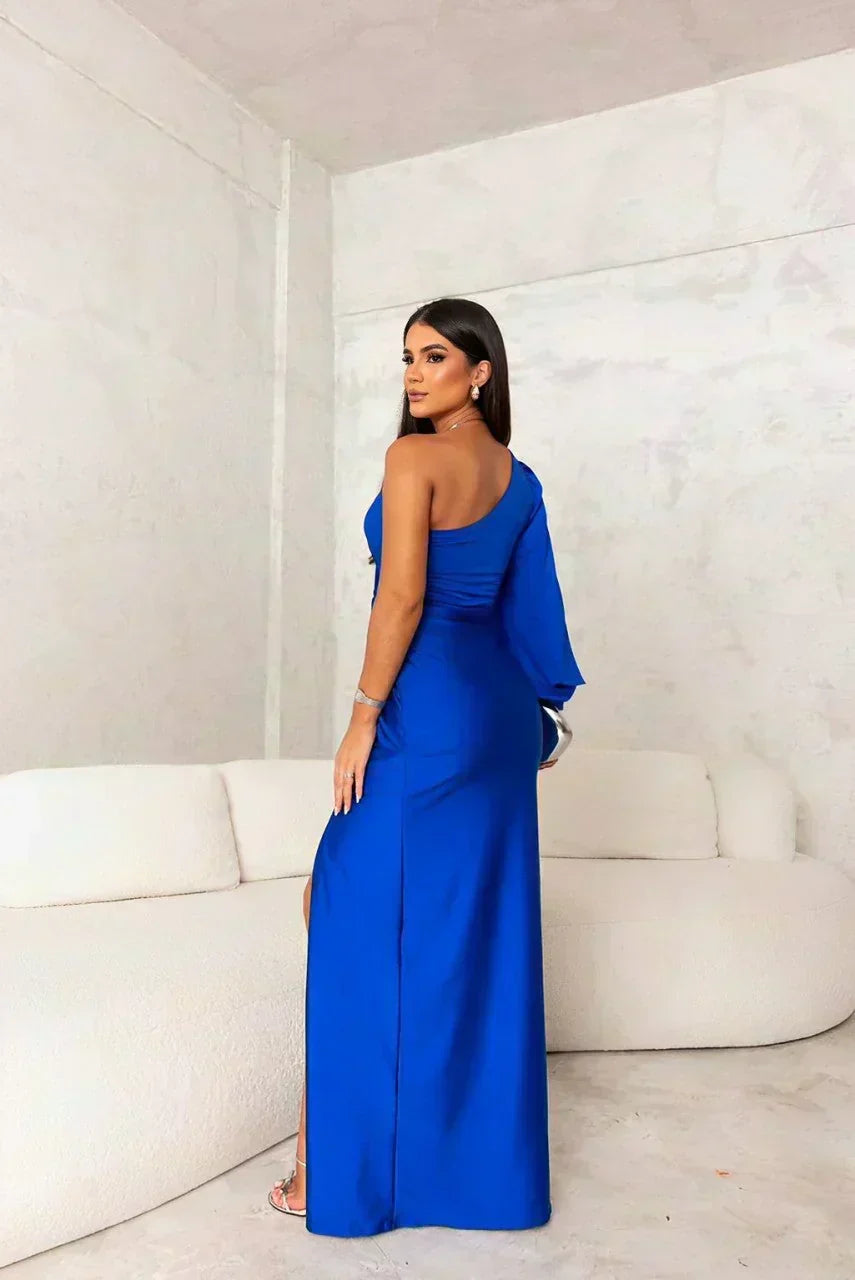 Caroline Evening Dress Blue