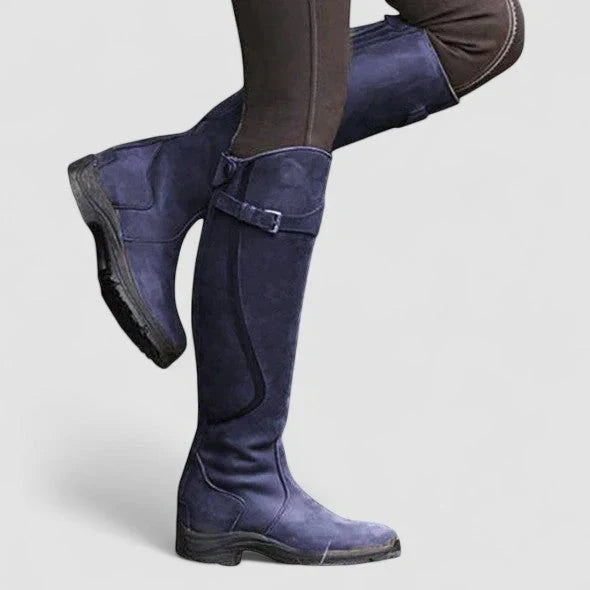 Women's Knee-High Boots Blue