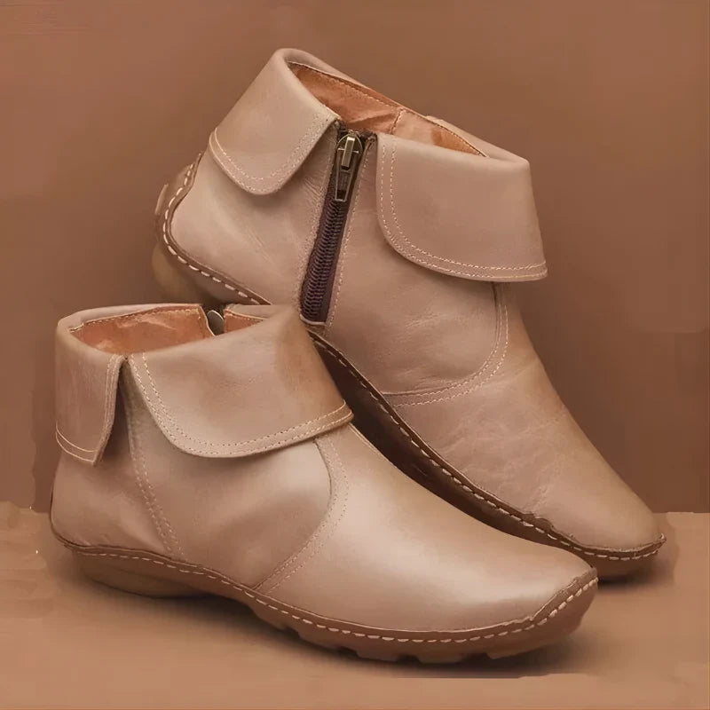 Women's Orthopedic Boots Beige