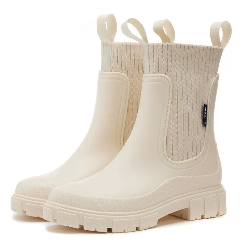 Women's Chelsea Boots Beige