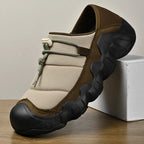Men's Slip-On Hiking-Style Sneakers with Grip Outsole