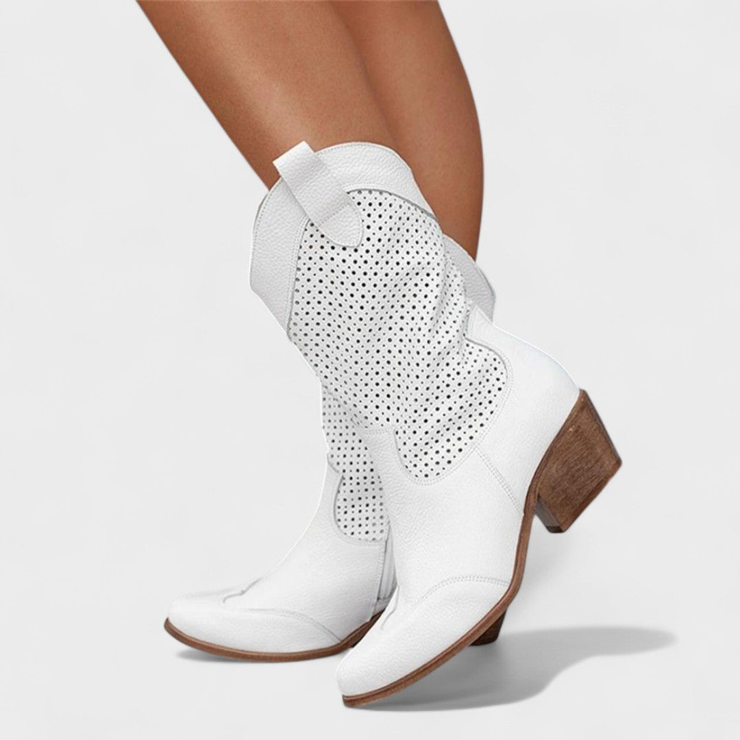 Women's Cowboy Boots White